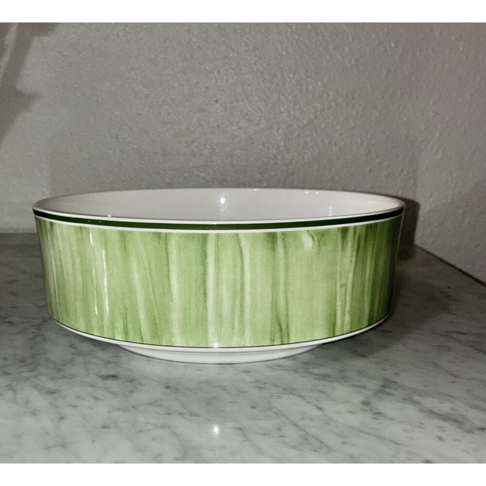 Villeroy Boch Country Collection Flora Green Round Serving Bowl 9.75" 1748